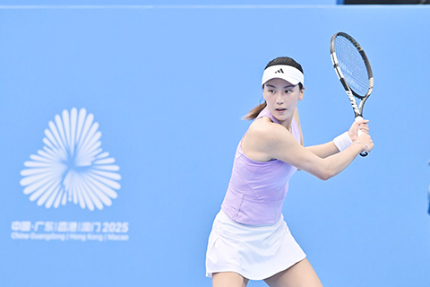 ◎ 王欣瑜首戰順利過關。