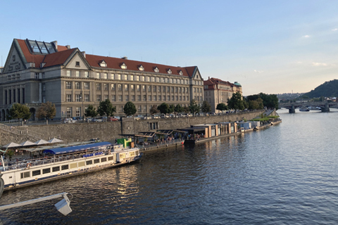 有多家遊船公司的碼頭