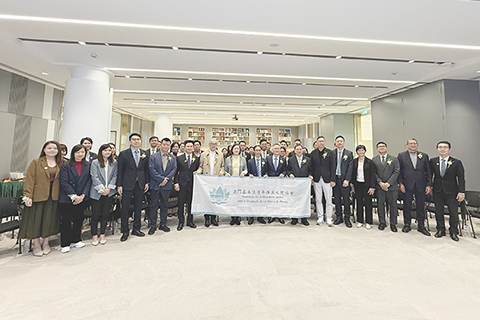 ◎ 澳門基本法青年推廣大使協會「青年與基本法有約」座談會大合照。