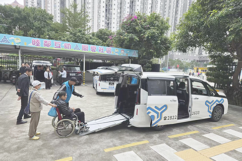 ◎ 「街坊車」將服務長者及行動不便人士應診。