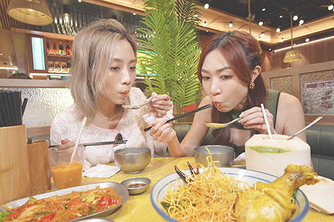 ◎ 兩位女將食力驚人