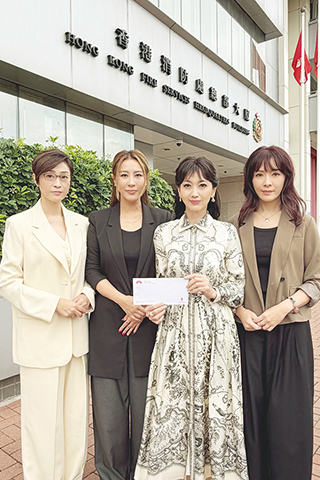 ◎ 慧妍雅集籌集善款支援救災。