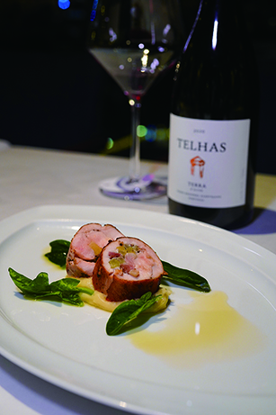 ◎ 黑松露栗子菠菜薯蓉烤火雞。