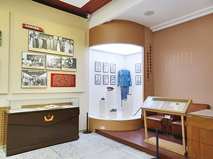 陳庚大將的物品展櫃