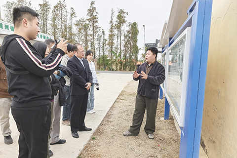 ◎ 粵港澳媒體團考察蓮洲。