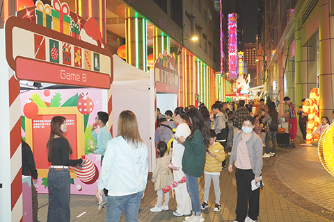 ◎ 「繽紛聖誕新口岸」精彩開展。