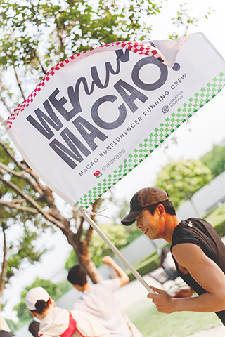 ◎ 旅遊局邀請韓國年輕跑手兼內容創作者到澳門體驗跑步旅遊。