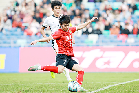 ◎ 一月三日,第四十四屆省港杯足球賽(第二回合)比賽現場。(廣東省足球協會圖)