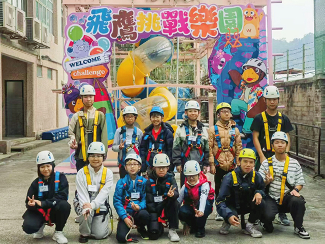 ◎ 澳門少年飛鷹會舉行迎新會。