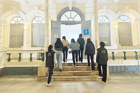 ◎ 首兩日共查獲十名男子涉嫌違法違紀。