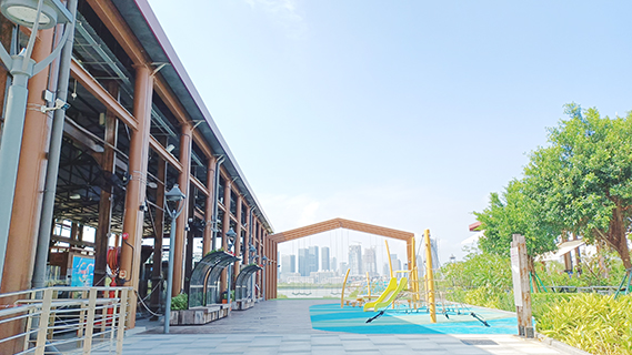 荔枝碗船廠展區外圍