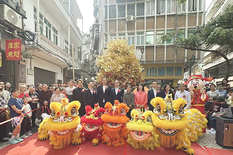 ◎ 「萬家歡樂在福隆新春醒獅活動」昨日舉行。
