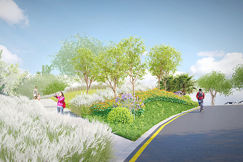 ◎ 大譚山優化後效果圖。