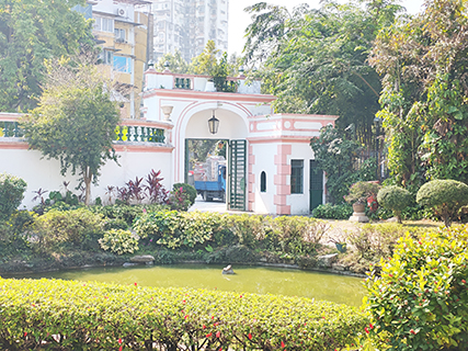 澳門東方基金會的入口