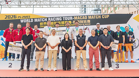 ◎ 帆船澳門對抗賽昨晚頒獎。