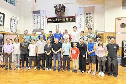 ◎ 蔡李佛簡易練手拳教練班合照。