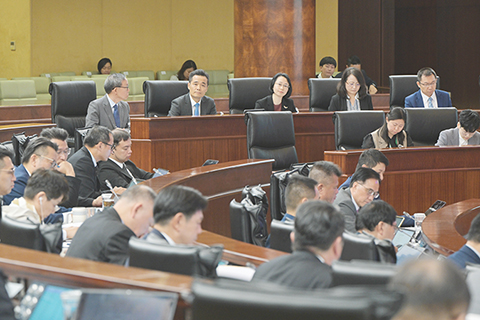 ◎ 社會文化司司長柯嵐昨日列席立法會大會。