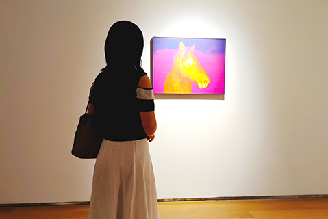 觀眾參觀「史密斯個展」。(主辦方 供圖)