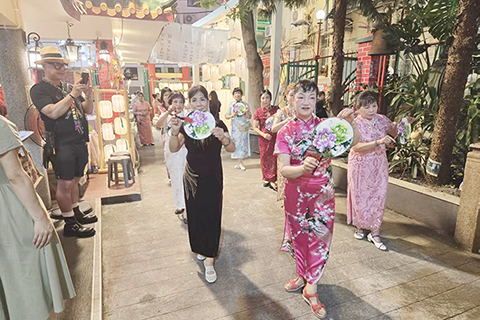 ◎ 「傳統之夜」場面。