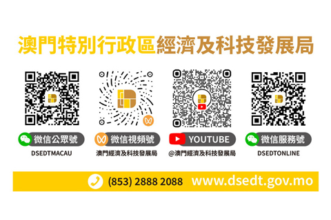 ◎ 經科局社交媒體二維碼。