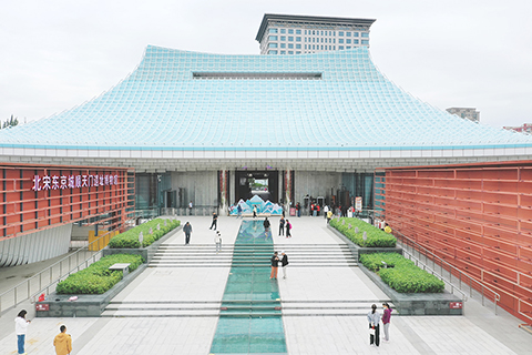 ◎ 十月一日,河南開封,北宋東京城順天門遺址博物館開啟試運營。(石斐 攝)