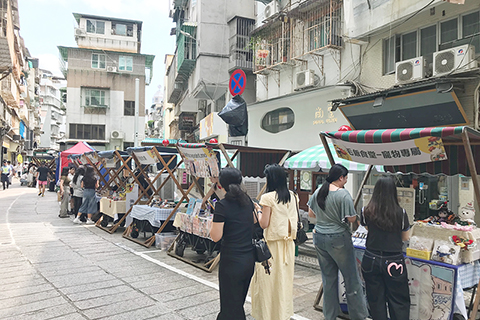 ◎ 關前後街行人專用區。